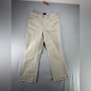 Women’s NyDj Chloe Beige Capri Pants Size 4 #813